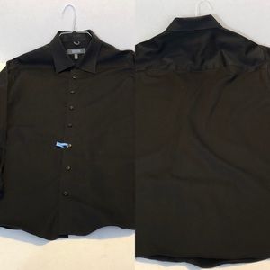 🎈2/$20 Kenneth Cole reaction black button down